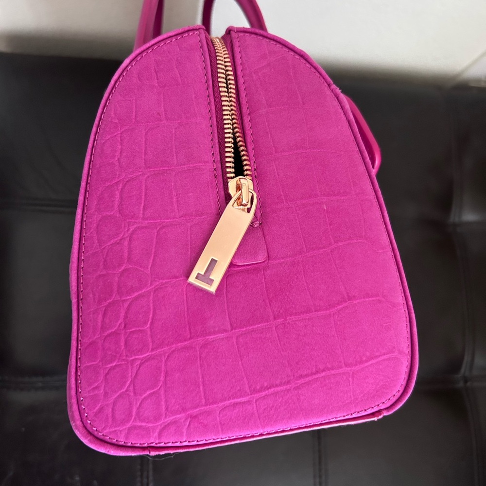 Ted Baker London 2 in 1 Calf Hair Leather Clutch Top Handle Handbag - Picture 11 of 17